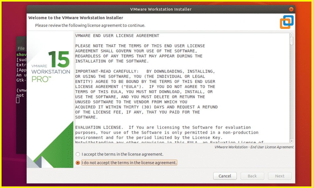 Cài đặt VMware cho Linux