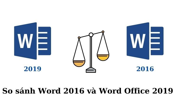 So sánh Word 2016 và 2019