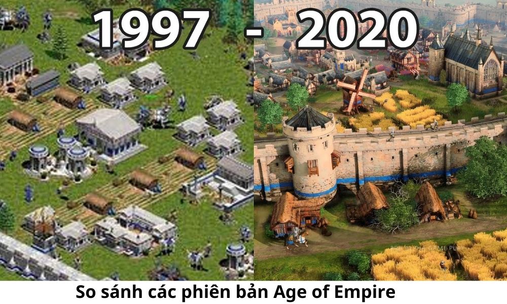 So sánh các phiên bản Age of Empire