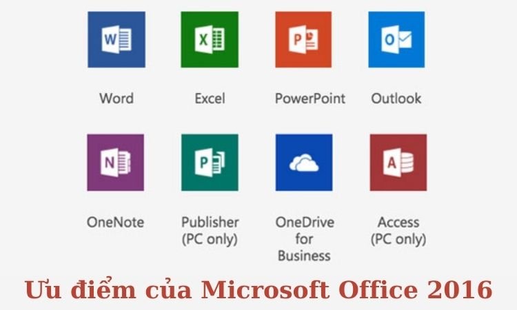 Ưu điểm của Microsoft Office 2016