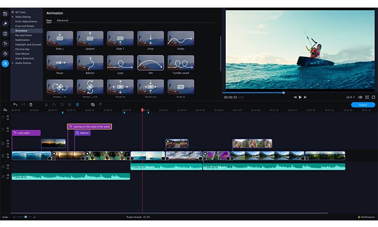 Ưu điểm và tính năng của Movavi Video Editor Plus 2021