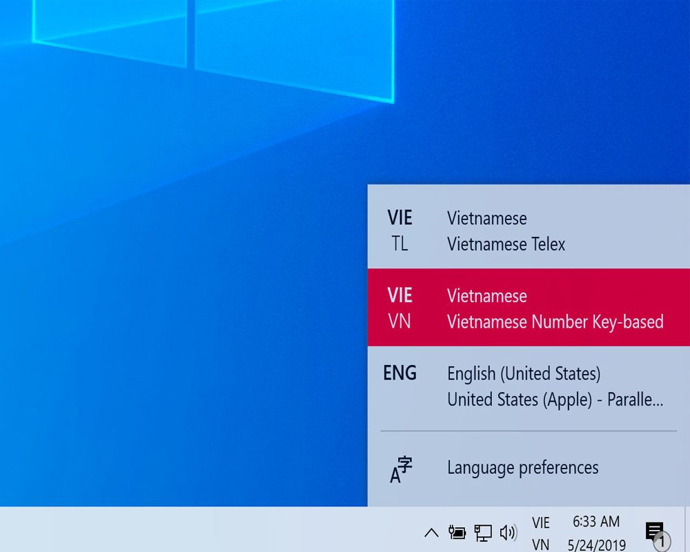 Bổ sung bộ gõ chuẩn tiếng Việt cho Microsoft